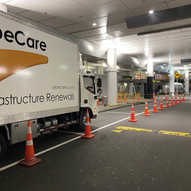 Auckland Airport Pipeline Repair Project By Pipe Care Ltd