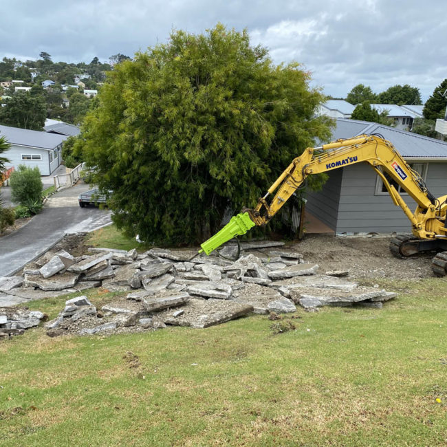 Pipe Care Nz General Civil Work Replacing Residential Concrete Driveway Demolition Of Old Driveway